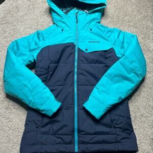 Patagonia Rubicon Snowboard Ski Recco Insulated Teal Jacket Women’s Medium